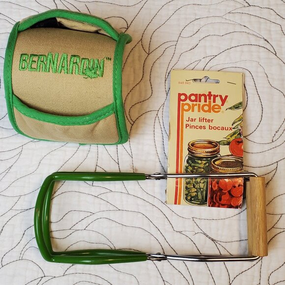 Bernardin Secure Grip Hot Jar Handler & Pantry Pride Jar Lifter - Picture 1 of 5